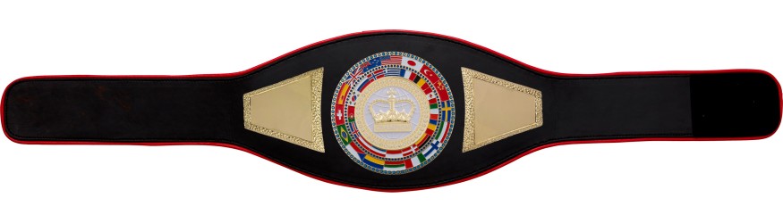 CHAMPIONSHIP BELT PROFLAG2/FLAG/G/WHTGEM - VARIETY OF :LEATHER COLOURS AVAILABLE CHAMPIONSHIP BELT PROFLAG2/FLAG/G/WHTGEM - VARIETY OF :LEATHER COLOURS AVAILABLE